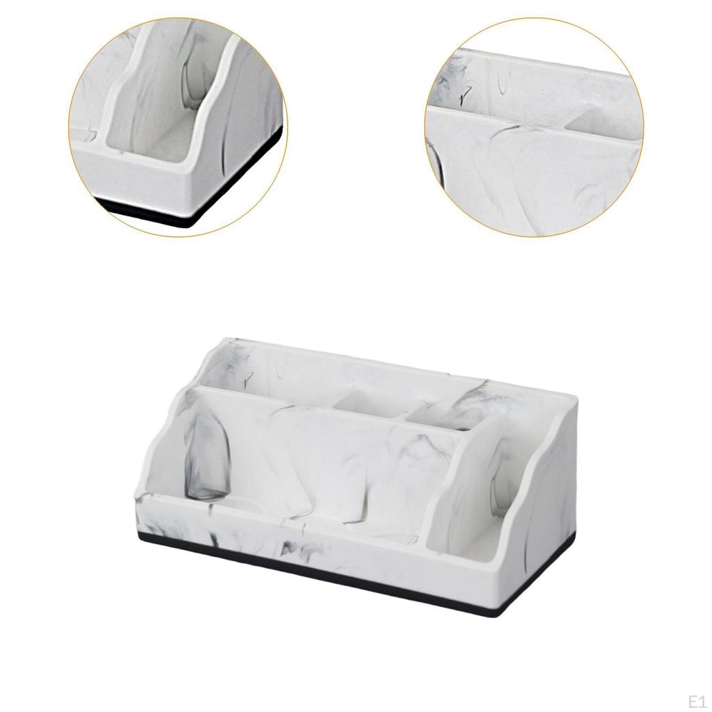 Bathroom Counter Organizer Toothbrush Holder Home Use Durability Organizer, with Drain