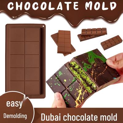 Dubai Choklad Silikonform: DIY Bakform av livsmedelskvalitet