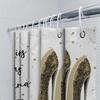 Luxurious Golden High Heel Design Waterproof Shower Curtain For Bathroom Decoration Girls Just Wanna Have Fun