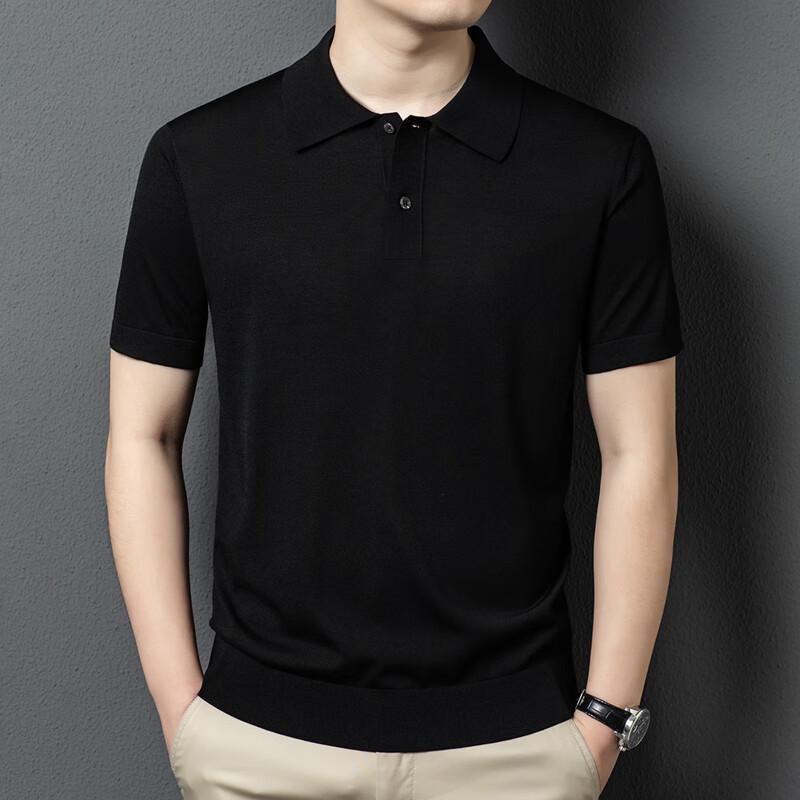 Yiliteng Men's Summer Business Casual Polo Shirt