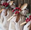 Christmas Artificial Berry Branches 14 Red Holly Berry Plants Fake Bouquet Wedding Party Christmas Tree Hanging Decoration