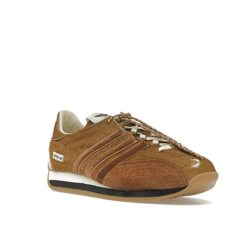 Song for the Mute x adidas Country OG Pony Hair Pack - Bronze Strata Heren Sneakers Bruin Wildbruin Crèmewit JH8639