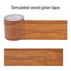 4.57M/Roll Realistic Wood Grain Repair Adhensive Duct Tape Furniture Renovation Skirting Line Floor Sticker Home Decor Accessori