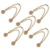 5Pieces Magnetic Pants Cuffs Fasteners, Pants Hems Fasteners Clip Strong Magnets Clip for Pants Trousers to Make Shorter