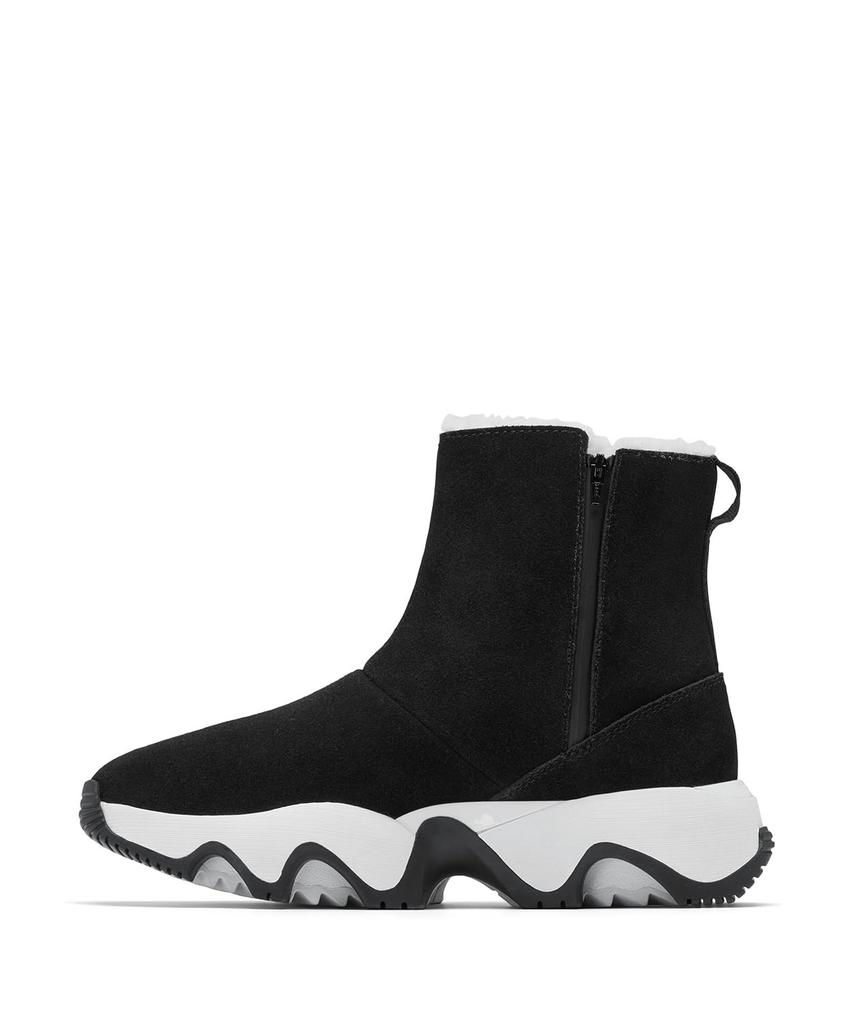 Sorel Kinetic Impact Short Boots NL5196 Women's Size 24.0cm Black, Sea Salt