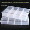 Thickened Nine-Grid Storage Box: Large Capacity, Impact & Corrosion Resistant, Open Compartment Design.
