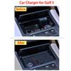 KEN CHUANG Car Charger for Volkswagen Golf 5 6 Eos MK5 Golf 7 / 7.5 Jetta Scirocco Cigarette Lighter USB Splitter Fast Charging