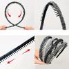 Rhinestones Headband NonSlip Crystal Teeth Comb Hairband Fashionable Hair Bands For Women Girl Face Washing Everyday Use