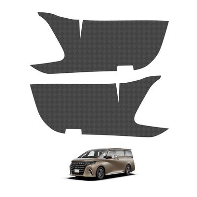 HUAHAO Toyota 40 Series Door Kick Vellfire 40 Door Door Easy Alphard 40 Custom Carbon Compatible with Front Doors of Alphard/Vellfire Guards, Guards,