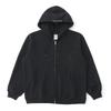 Men's and women's alphabet decal waterproof hooded zipper jacket