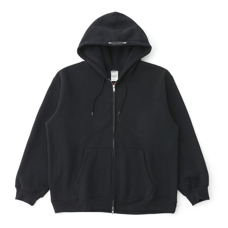 Men's and women's alphabet decal waterproof hooded zipper jacket