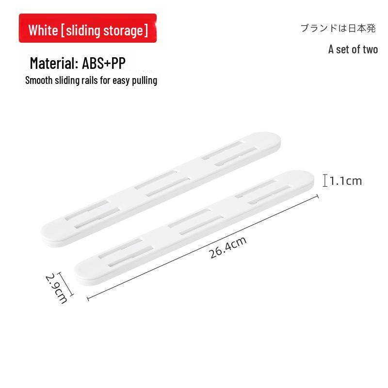 

«Многоцелевая выдвижная корзина с направляющими для хранения на кухне, в спальне, в общежитии»