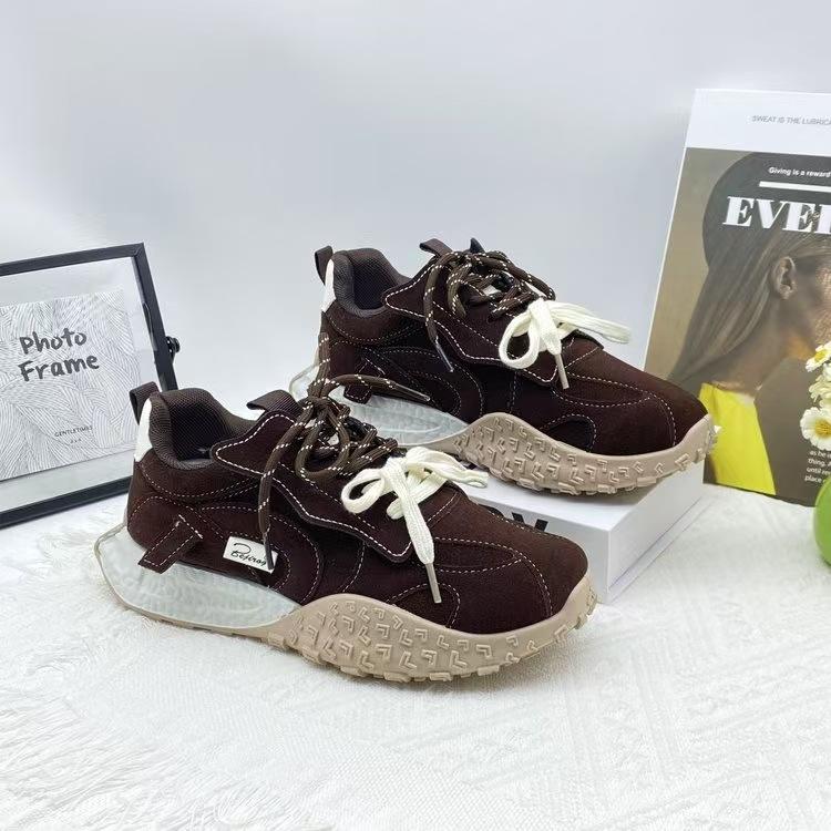 Foreign style low-top Forrest Gump shoes women's 2025 autumn new comfortable running sports shoes platform-soled soft-soled ins casual shoes