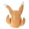 Moving Musical Turkey Leg Costume Hat Soft PP Cotton Materials Accessory For Halloween Christmas Celebration