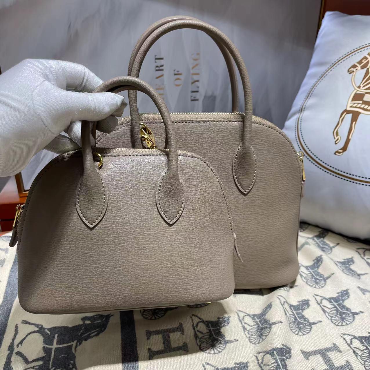 

2023 Мини-сумка из козьей кожи на плечо - Маленький квадратный дизайн для женщин