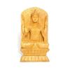 Деревянная статуэтка богини Лакшми ручной работы, Goddess Lakshmi Wooden Statue Handmade,  MYINDIA