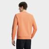 FILA Heritage Fashion Simple Classic Basic Casual Comfortable Versatile Knit Crewneck Sweatshirt Men sweatshirt Bright-Orange F11M618202FOR