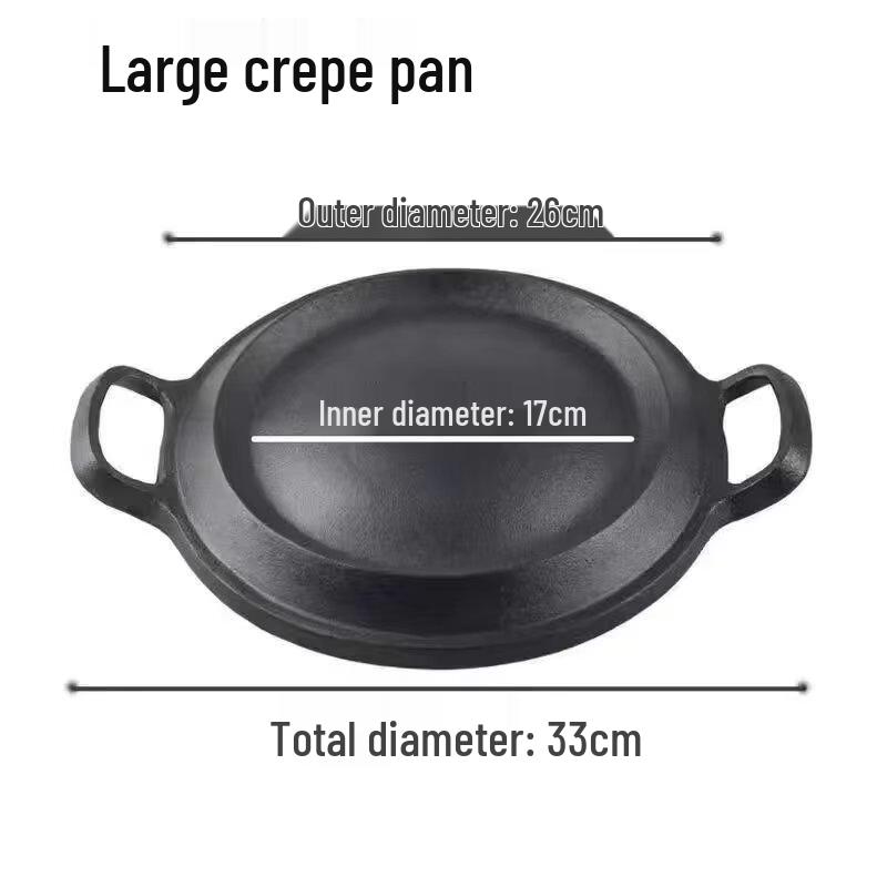 ZISIZ Cast Iron Pancake Griddle