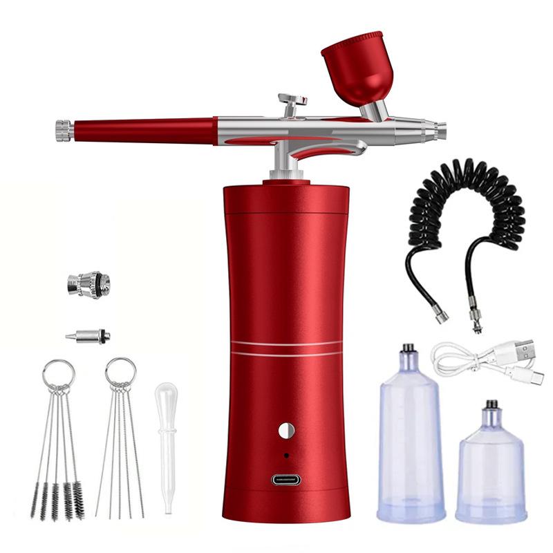 High-Pressure Nano Oxygen Injector & Airbrush Hydration Instrument for Beauty & Nail Art