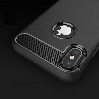 Coque en caoutchouc et Fiber de carbone pour iPhone, compatible modèles 11, 12, 13, 14 PRO MAX, 7, 7Plus, 8, 8Plus, X, XR, XS MAX, SE 2020, 6, 6S, Ultra fine