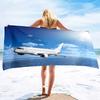 Microfiber Sand Free Beach Towel, Oversized Large Beach Towels For Travel Pool Swimming Bath Camping Yoga Aircraft Printing