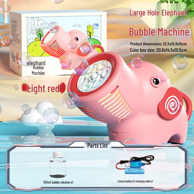 Little Yellow Duck Handheld Automatic Bubble Machine - Electric Light-Up Toy for Kids