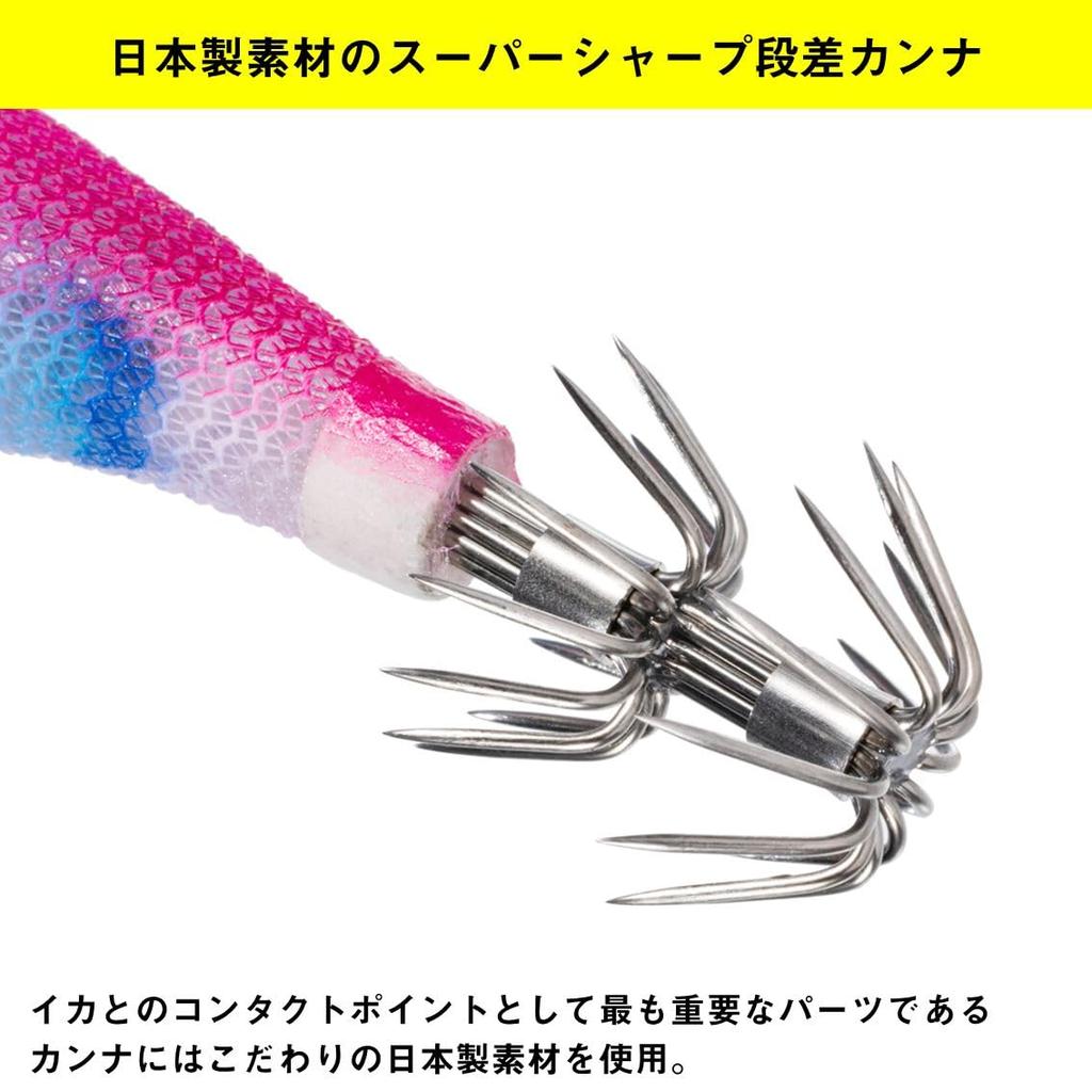 Daiwa Emeraldas Amorous Joint Squid Cedar 3.0 Lure, Gold-Orange