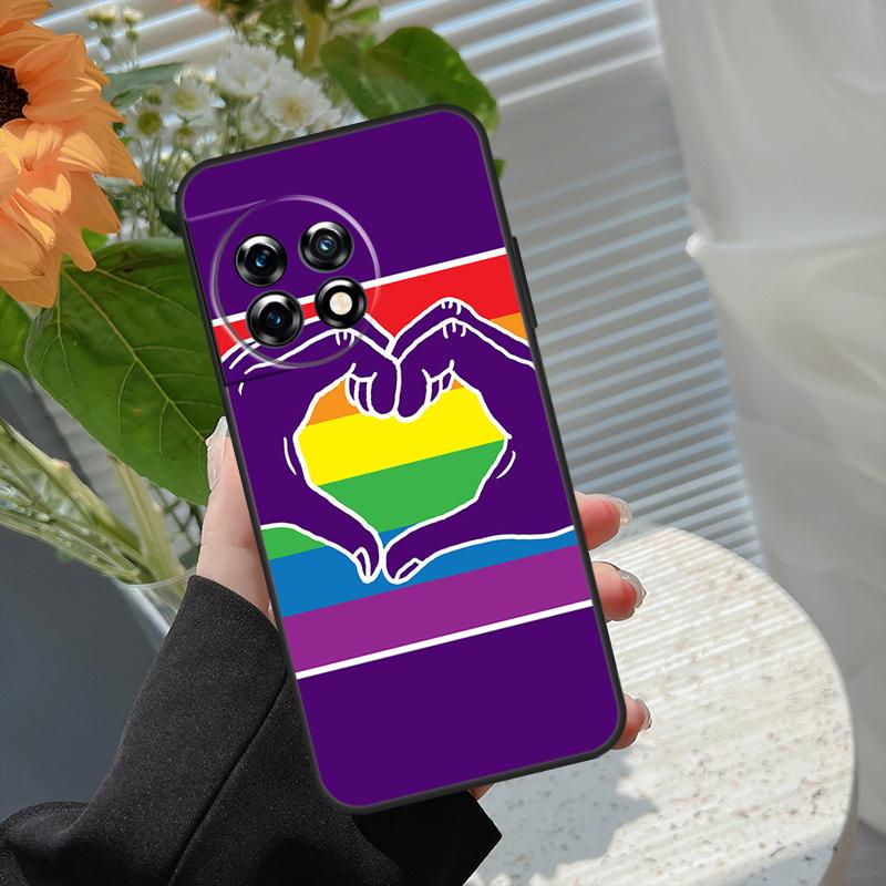 Gay Pride LGBT Rainbow Flag Case For OnePlus 15 15R 13 13T 13R 12 12R 11 10 10R 10T 8T Nord 5 CE 4 2 3 Lite N20 N30 Cover
