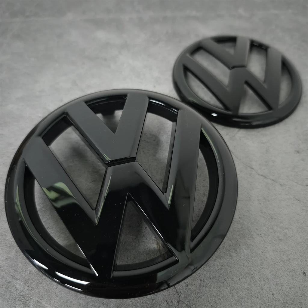 2025 Hot Volkswagen Golf MK6 2009-2012 Front Grill Emblem 135mm & Rear Trunk Badge 110mm 2PCS Replacement Car Logo Car Accessor