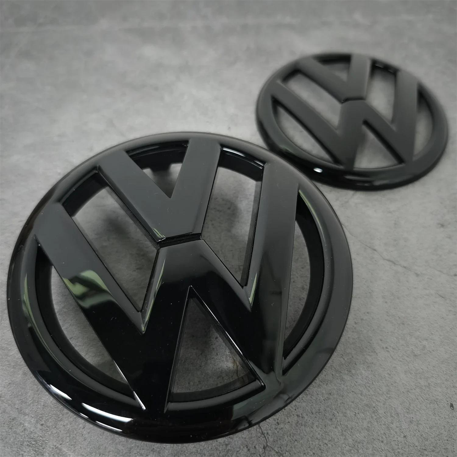 

2025 Hot Volkswagen Golf MK6 2009-2012 Front Grill Emblem 135mm & Rear Trunk Badge 110mm 2PCS Replacement Car Logo Car Accessor Front x Rear