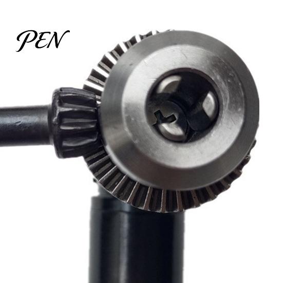 Narrow Space Drilling Accessory 90 Degree Right Angle Drill Attachment, Corner Adapter with 0.8-10mm 3-Jaw Chuck, Compatible Most Bits Professional