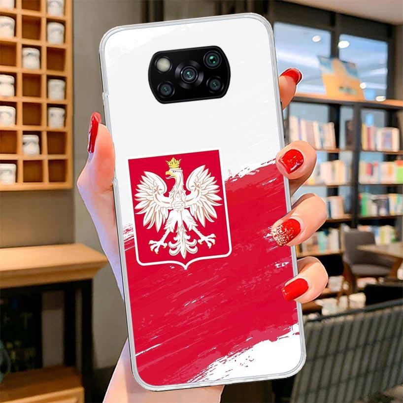 

Poland Flag Cover Phone Case For Xiaomi Poco F7 Ultra X7 X6 X5 Pro M7 Redmi 15C 15 13C 13 12C 12 10C 10 9A 9C 9T 9 Shell Poco X7 Redmi 13C
