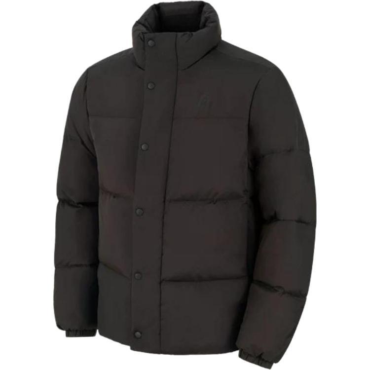 Asics Warm And Comfortable Solid Color Duck Down Stand Collar Long Sleeve Down Jacket Men Outerwear 2031F505-001