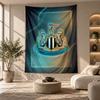 Dekorativer Wandteppich, Newcastle United Fußball Aufdruck Wandkunst, Leichte Wanddekoration Für Schlafzimmer Hintergrund