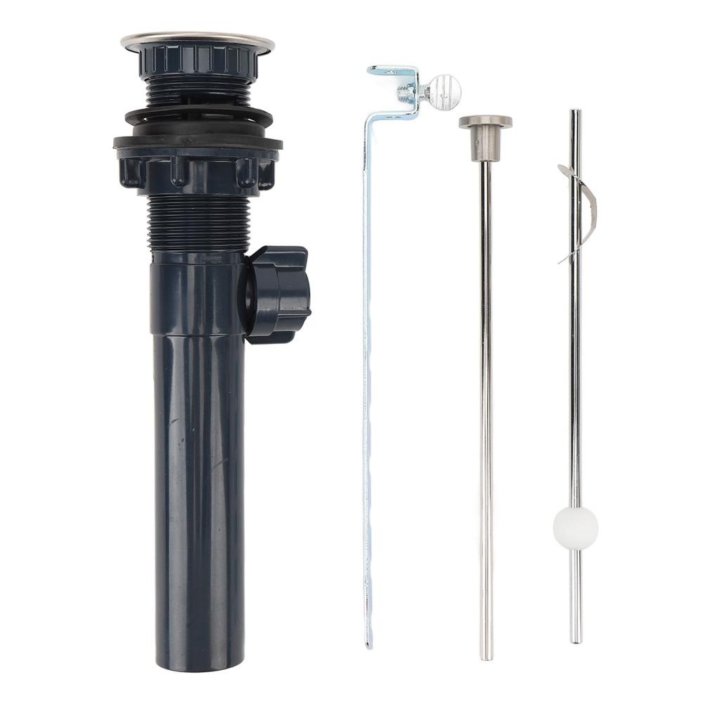 Anti Clogging Sink Drain Assembly Push Bounce Drain Stopper Sink Stopper  For Sink With Overflow