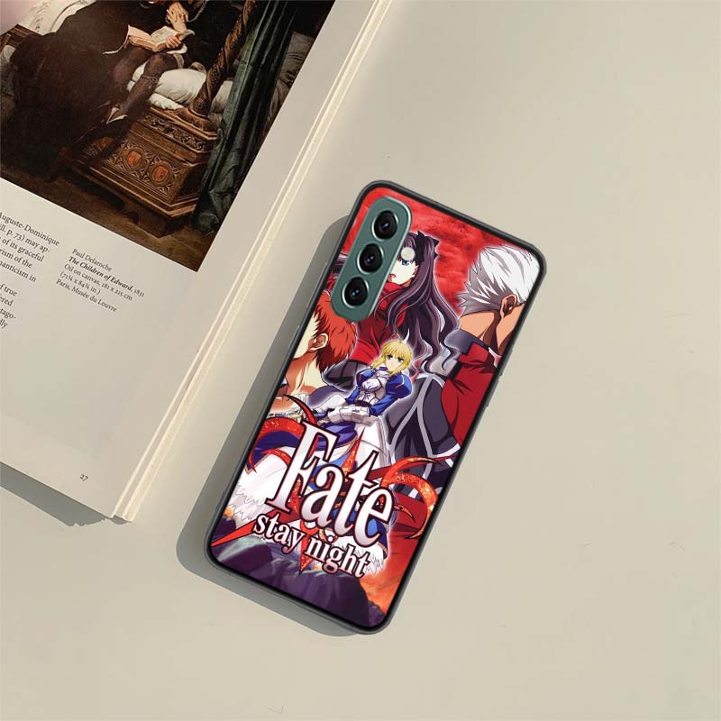 Bilibili F-Fate Stay Night Phone Case For Samsung A04S A05S A15 A25 A35 A55 A14 A24 A34 A54 A71 A51 A41 A31 A21S A11 Galaxy Note