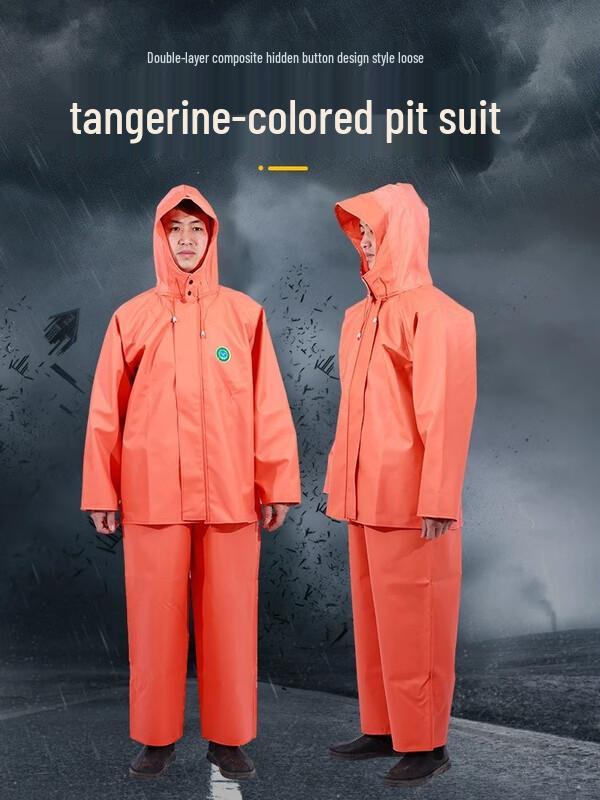 Shixun Heavy-Duty Acid-Resistant Miner's Rain Suit