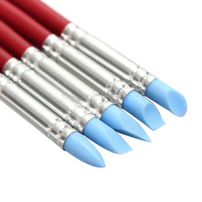 5 strumenti per modellare l'argilla in gomma siliconica per scolpire il polimero Fimo