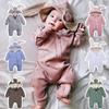 Frühlings Baby Strampler Niedlicher Cartoon Hase Säugling Mädchen Jungen Overall Kinder Baby Outfits Kleidung Neugeborene Body