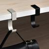 5 Shape Sturdy Hook for Student Bags Long Time Use Metal Wall Attachment Basic Assembly Black White Double Tone