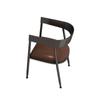 Retro Bistro Industrial Solid Wood Dining Table and Chair Set for Western Restaurants