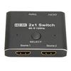 HD Multimedia Interface Switcher Aluminium Alloy 2 Way 8K 48Gbps HD Multimedia Interface 2.1 Switche