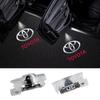 For Toyota NHW221Night Light sticker For Toyota Led Car Door Welcome Lamp Laser Projector Logo Camry Corolla Prius RAV4 Land Cruiser Prado Tundra