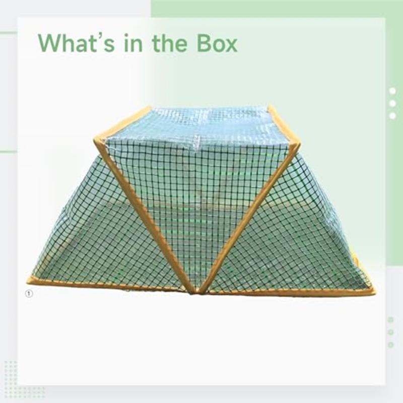 Portable Gardening Shelter Raised Garden Bed Frosts Covers for Healths Plant Growth and Germination