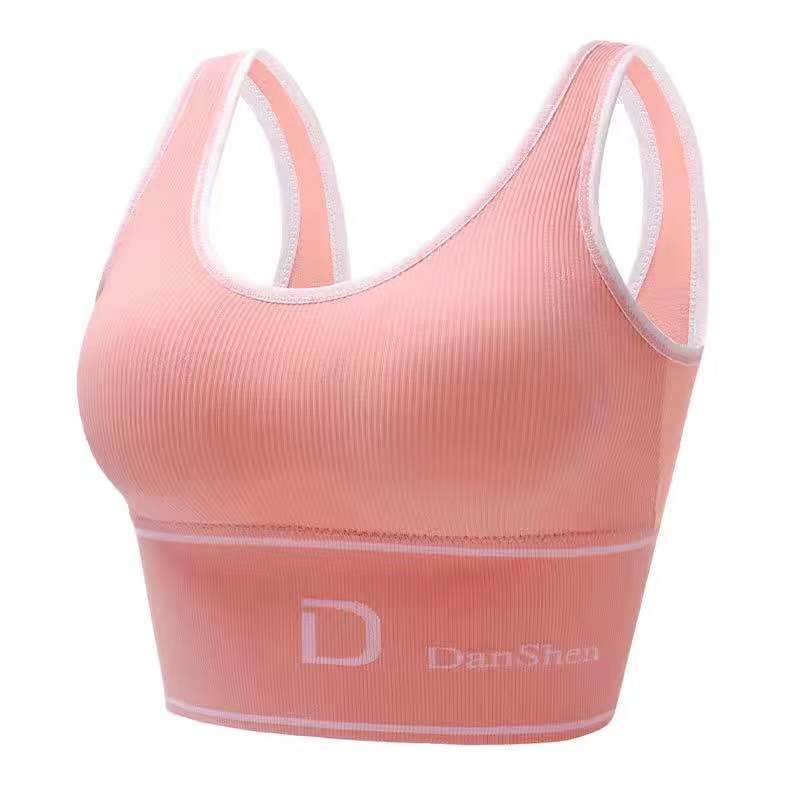 Bralette a Coste Senza Cuciture DunShen - Copertura Completa Senza Ferretto Taglie Forti