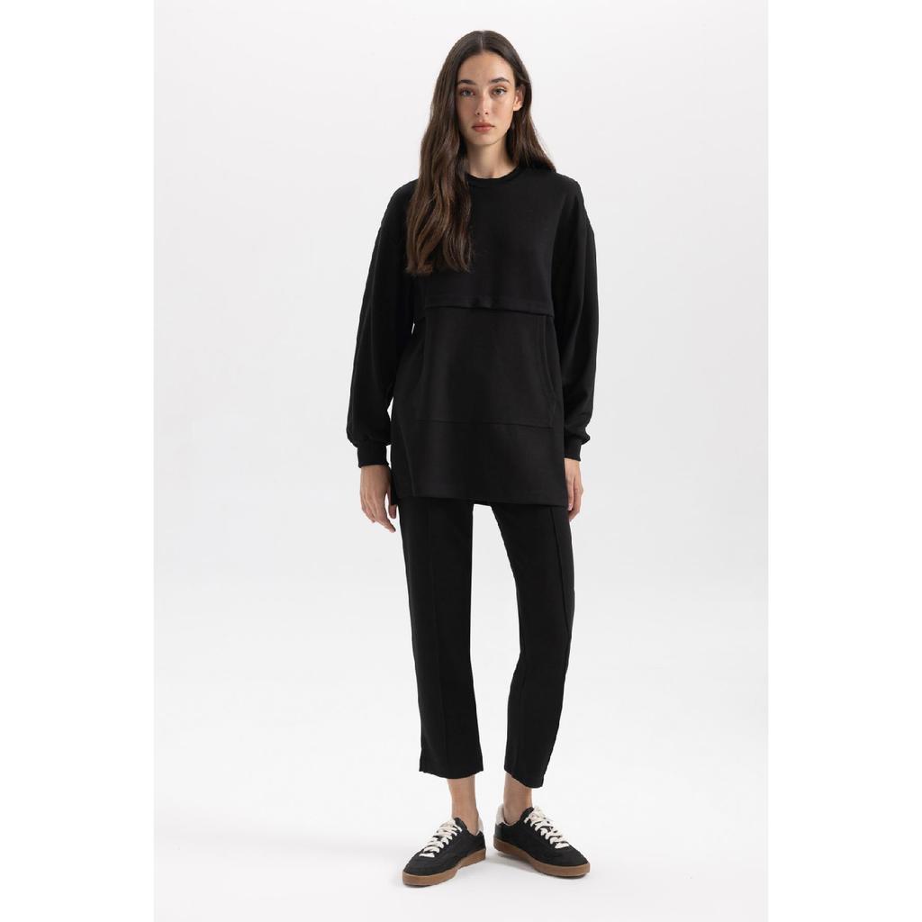 Neformální kalhoty Regular Fit s dvojitou kapsou a oboustrannou tváří