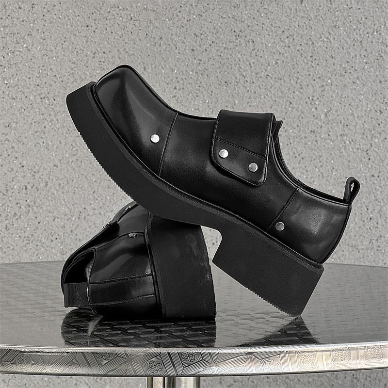 Fashion Thick Bottom Men Loafer All-match Male Comfortable Casual Shoe 2025 Classic Male Business Shoes Luxury Brand Mens Slip on Shoes