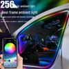 Iridescent Wireless LED Car Door Frame Light Strip – Flowing, No Wiring Needed