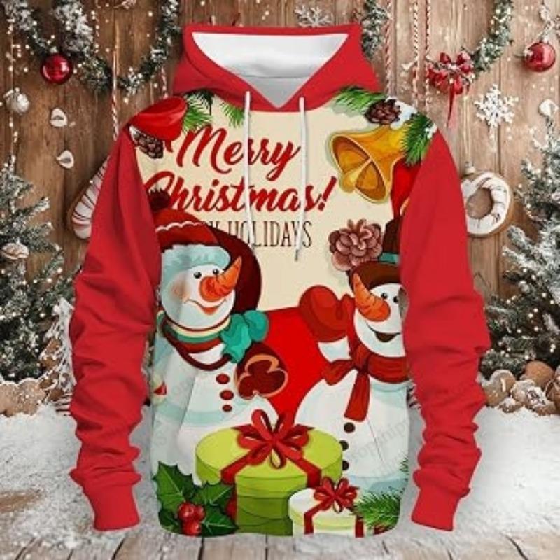 Christmas Tree Santa Claus 3d Print Hoodie Men Women Fashion Merry Christmas Hoodies Sweatshit Elk Coat Women Sweats Men Clothes