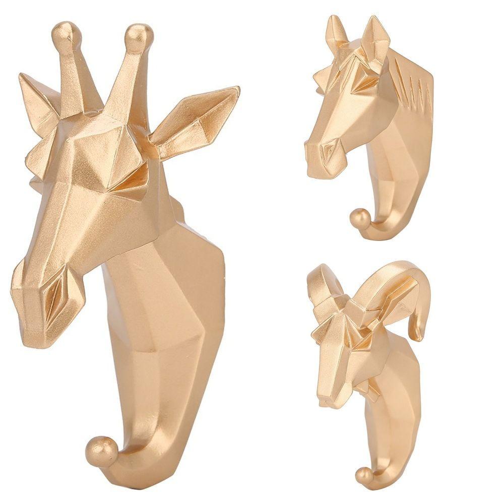 Resin Coat Hook Animal Shape Key Holder Distinctive Coat Hanger  Home Decor
